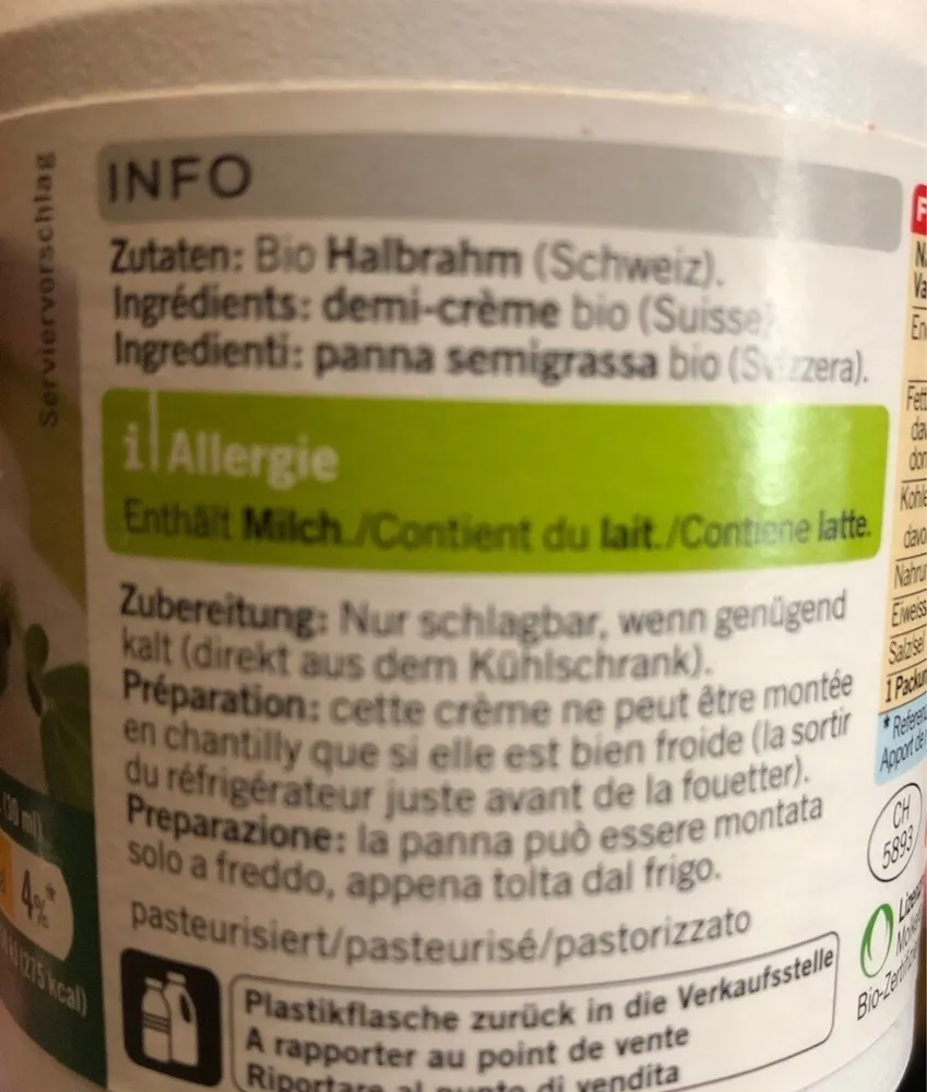 Demi crème