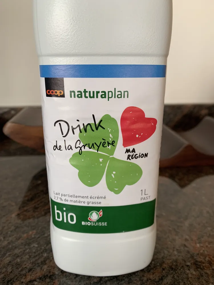 Lait Drink de la Gruyère Bio