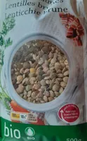 Braune Linsen