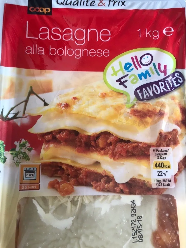 Lasagne alla bolognese