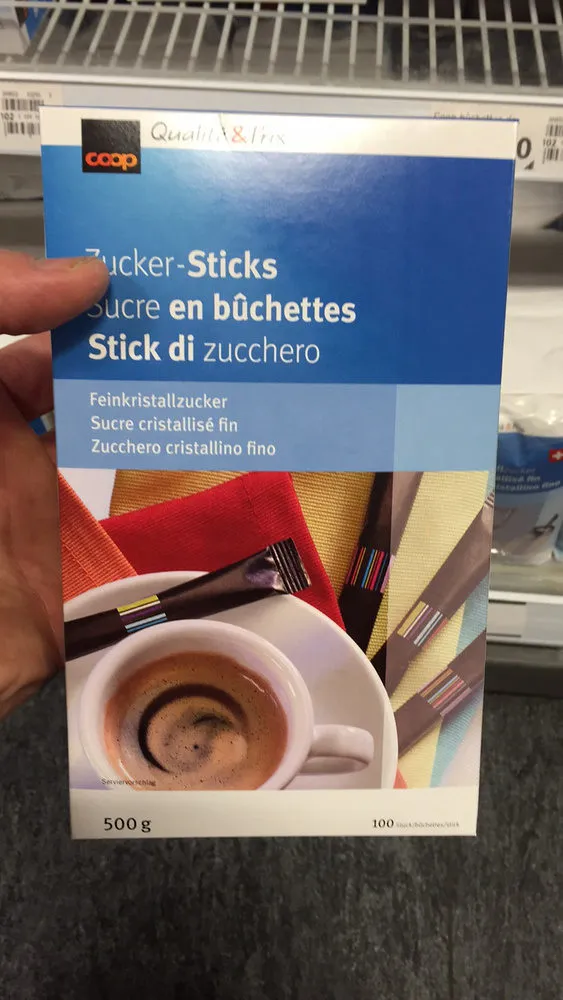 Sucre en bûchettes