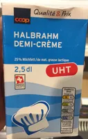 Demi-crème UHT