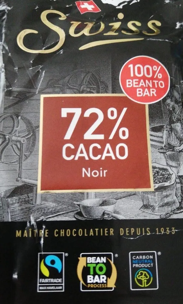 Swiss Noir 72% Cocoa