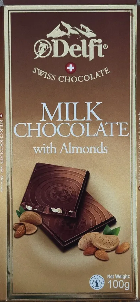 Swiss Chocolate Milk Chocolate With Almonds
