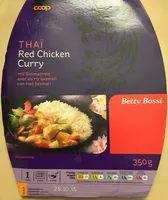 Thaï Red Chicken Curry avec du riz basmati