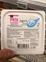 Jogurt nature partiellement écrémé