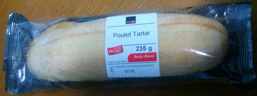 Sandwichs Poulet Tartare