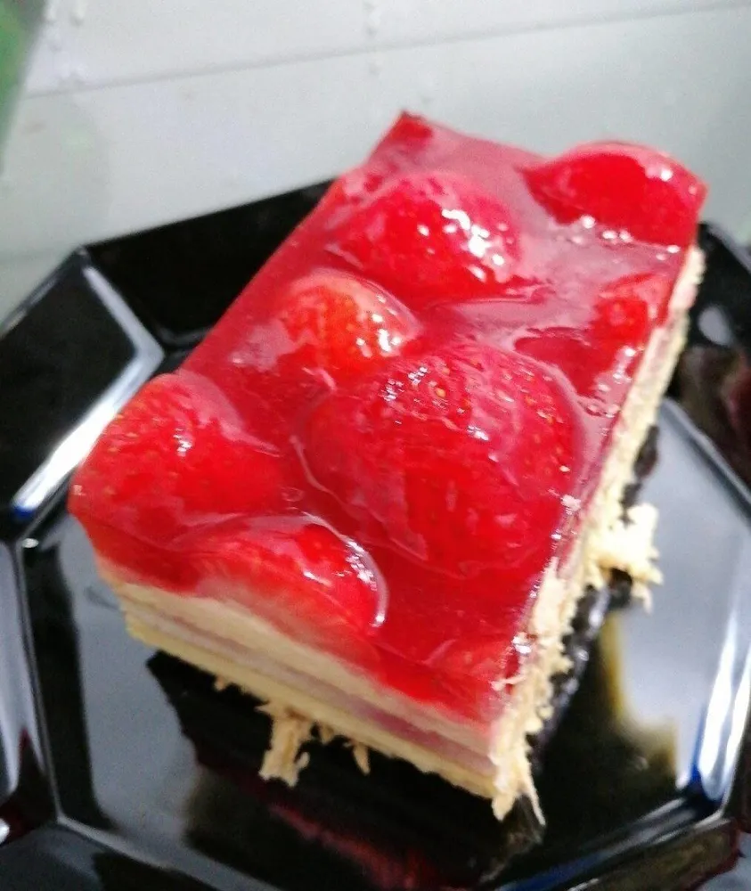 Tranches aux fraises