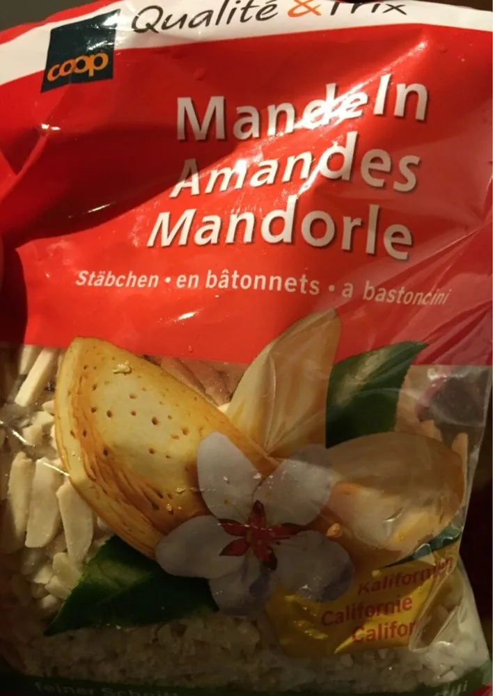 Amandes en bâtonnets