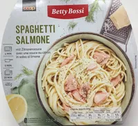 Spaghetti saumon, sauce au citron