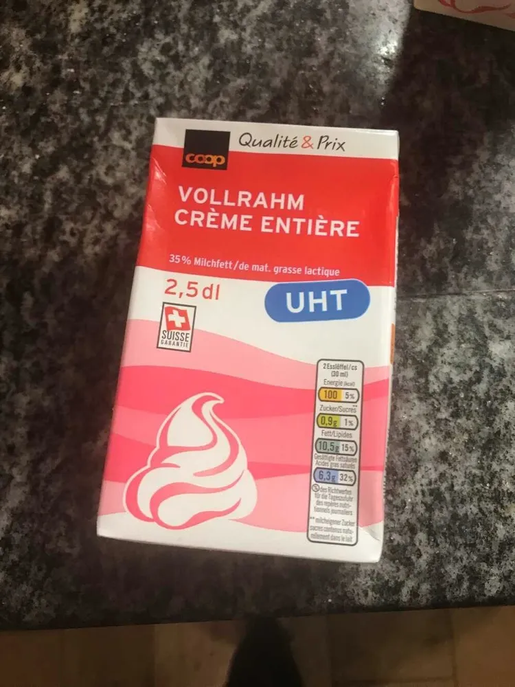 Qualité & Prix Crème entière