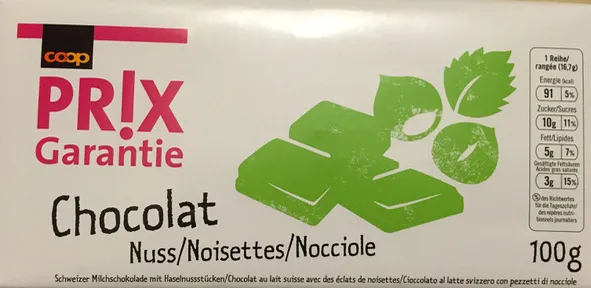 Chocolat Noisettes