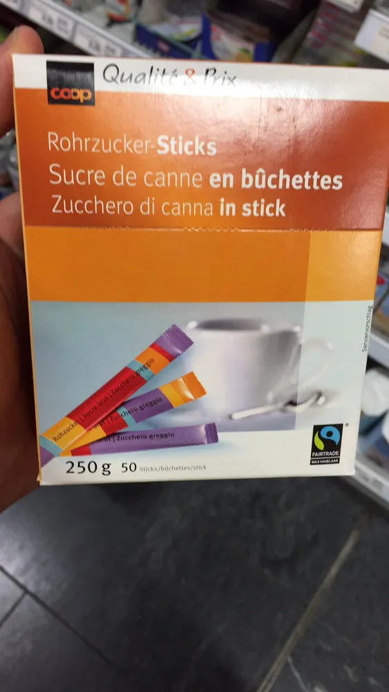 Sucre de canne en bûchettes