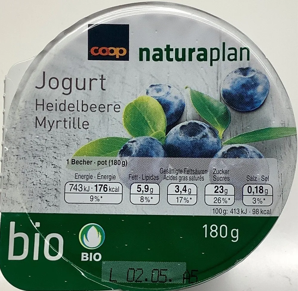 Jogurt myrtille