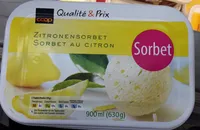 Zitronensorbet