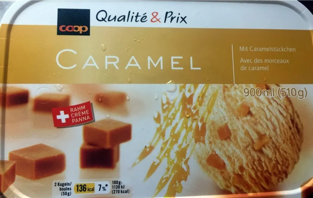 Crème glacée Caramel