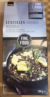 Lentilles noires Beluga