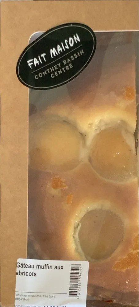 Gateau muffin aux abricots