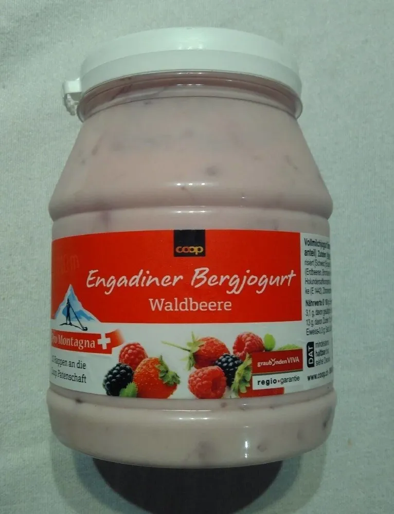 Engadiner Bergjogurt Waldbeere