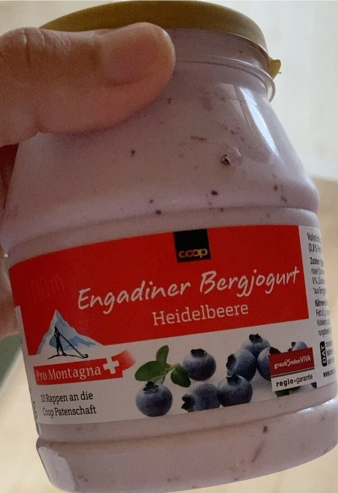 Bergjogurt Heidelbeere