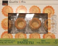 Mini-coques pour vol-au-vents