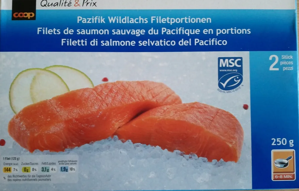 Coop Filets de saumon sauvage du Pacifique en portions
