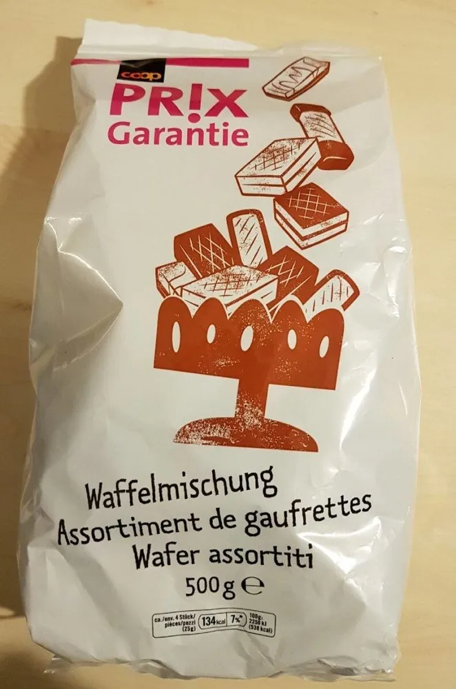 assortiment de gaufrettes