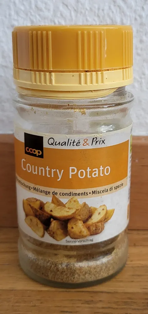 Country potato mélange de condiments