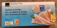 Filets de cabillaud du Pacifique MSC