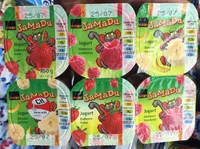 JaMaDu Yogourt fraise framboise banane