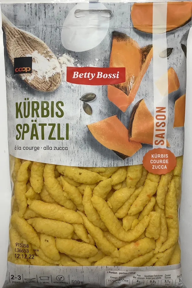 Spätzli à la courge