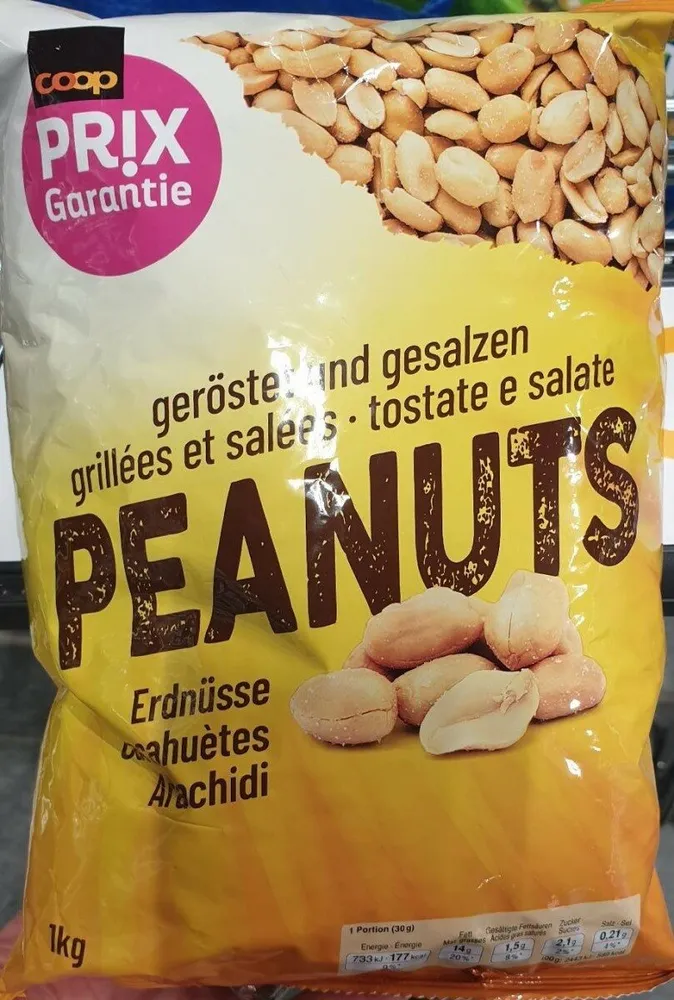 Erdnüsse | Peanuts| Cacahuètes