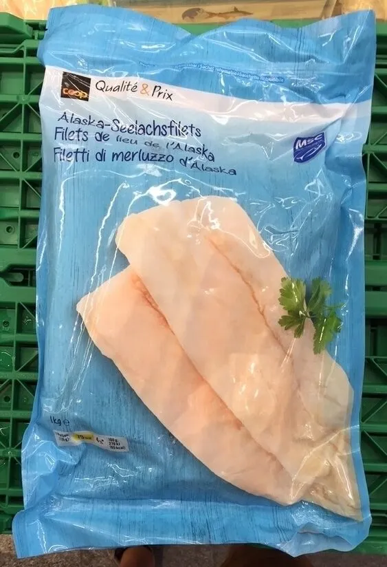 Filets de lieu de l'Alaska