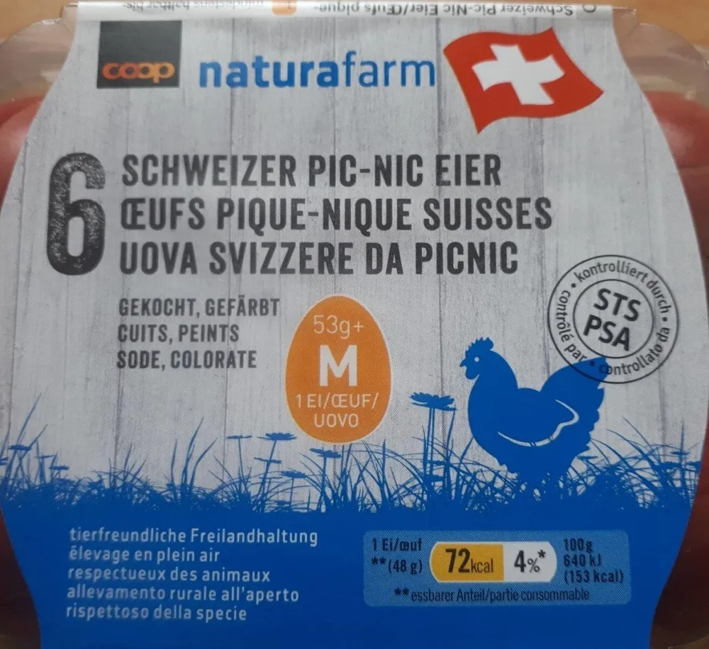 Oeufs pique-nique suisses