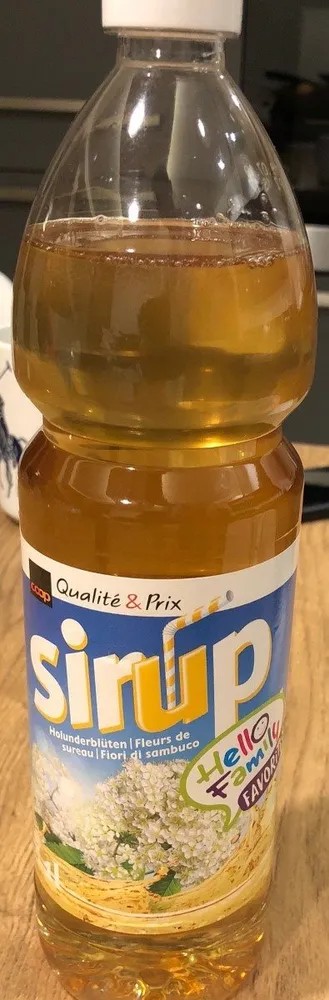 Sirup, Holunderblüte