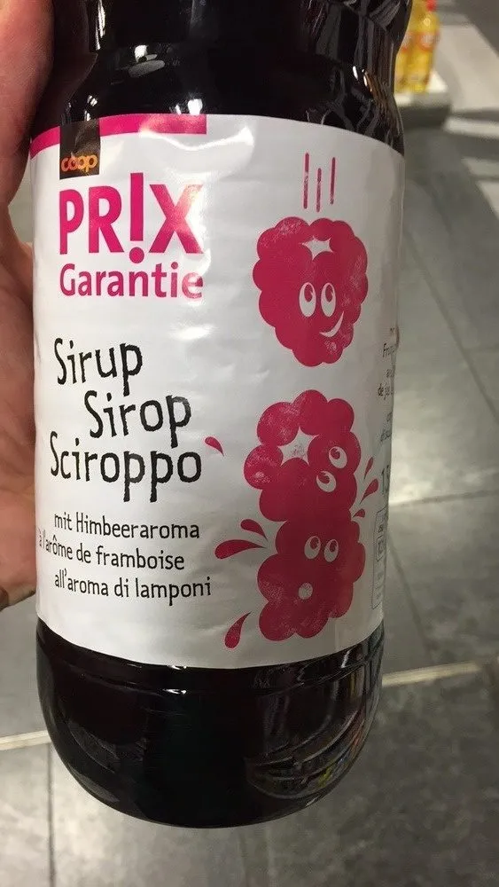 Sirop arôme framboise