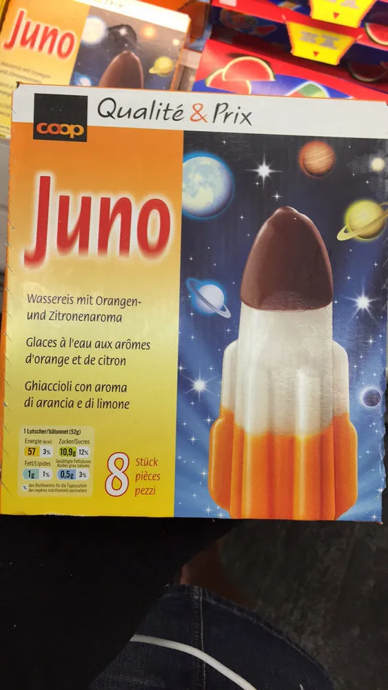 Juno glace à l'eau