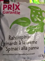 Épinards à la crème