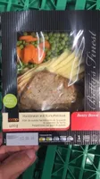 Rôti de viande hachée et purée de pomme de terre