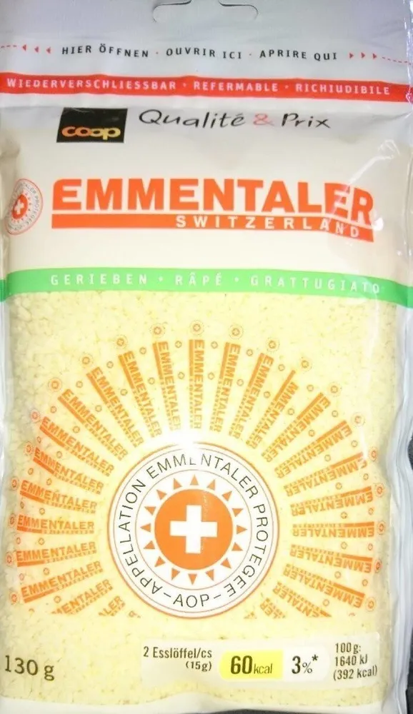 EMMENTALER râpé (Qualité & Prix)