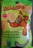 Vollreiswaffeln mit Honig