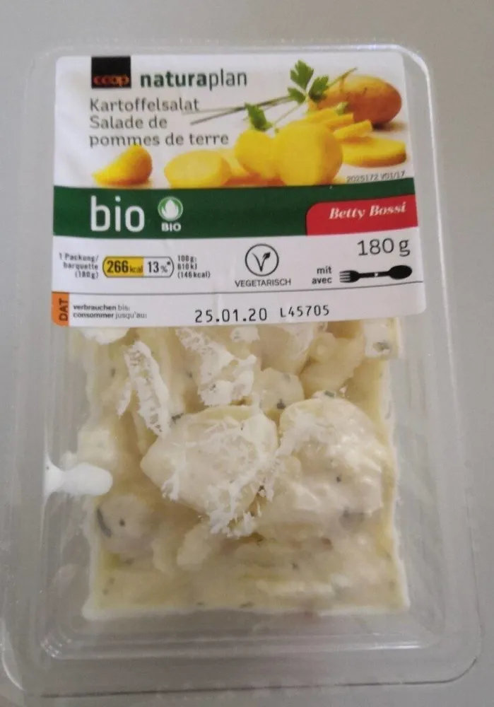 Betty Bossi, Kartoffelsalat Bio, Coop Naturaplan