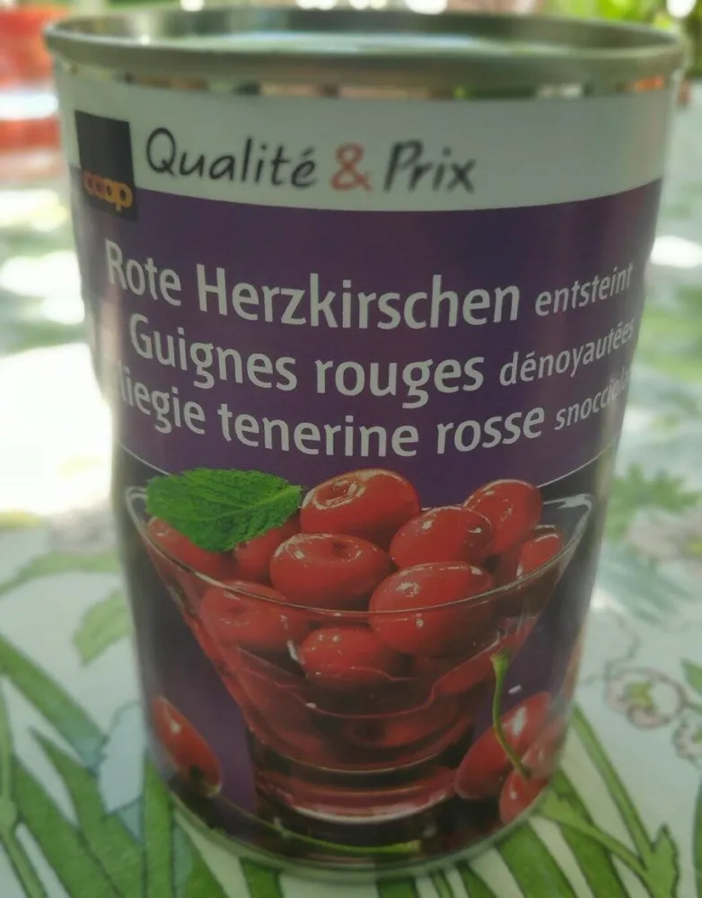 Rote Herzkirschen entsteint