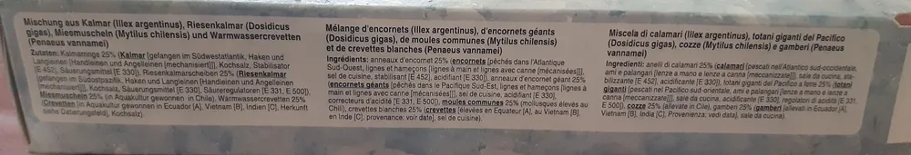 Qualité & Prix Raw Seafood Cocktail