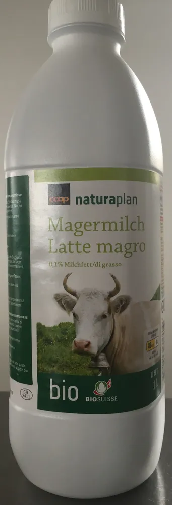 Lait écrémé bio UHT