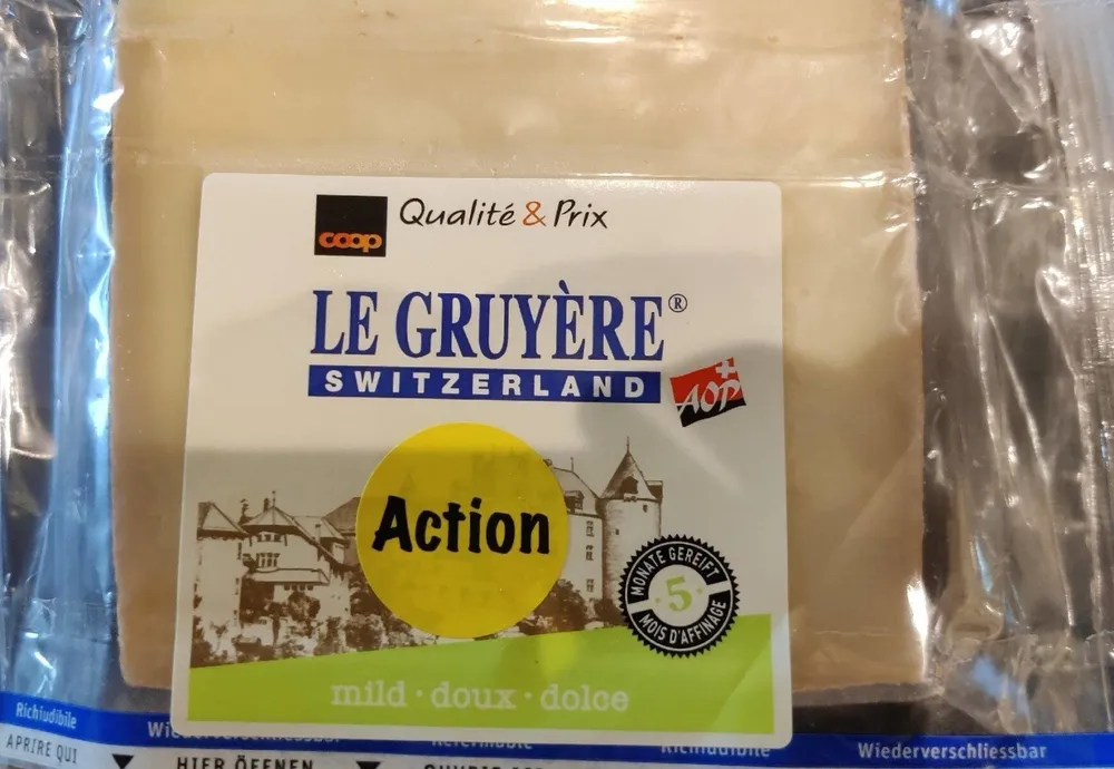 Le gruyère doux