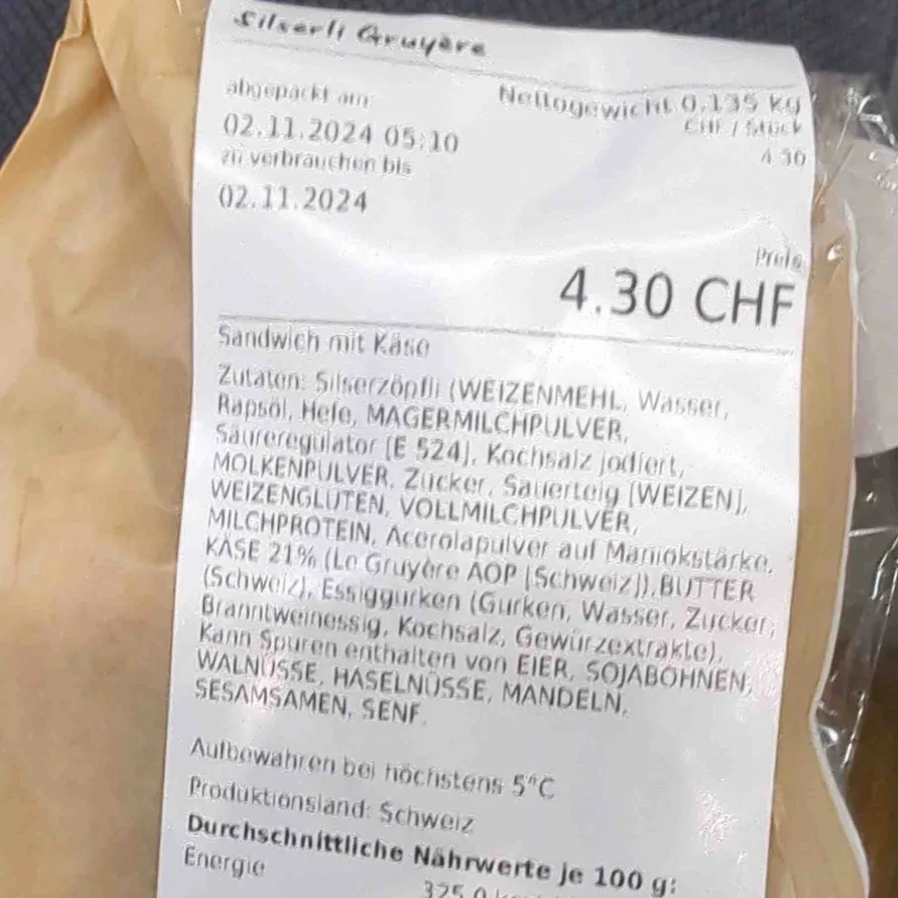 Silser Gruyere