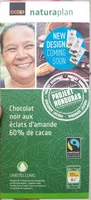 Chocolat noir aux amandes 60% cacao