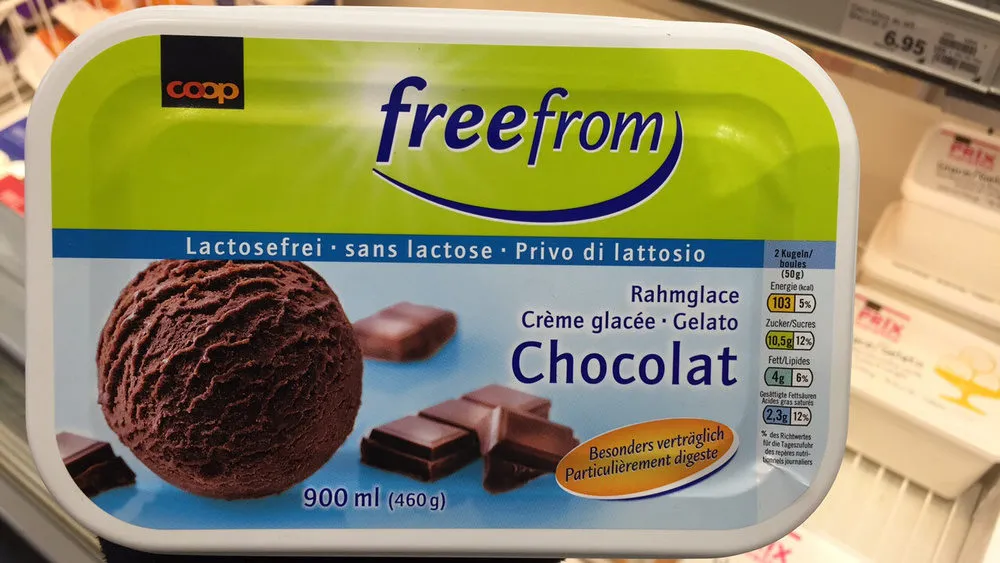 freefrom : Chocolat, Crème glacée