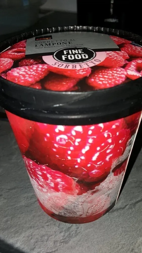 Sorbetto al lampone